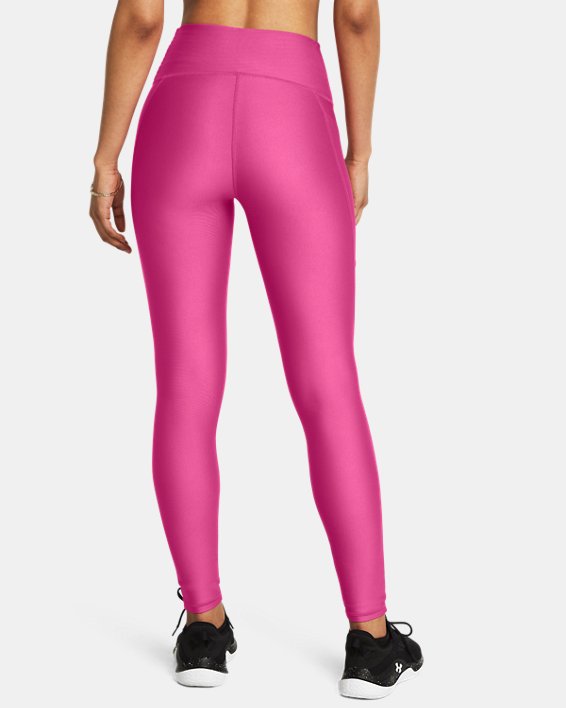 Women's HeatGear® No-Slip Waistband Full-Length Leggings, Pink, pdpMainDesktop image number 1